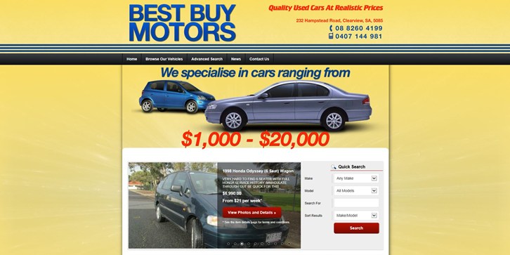 New Website Launched for Best Buy Motors!